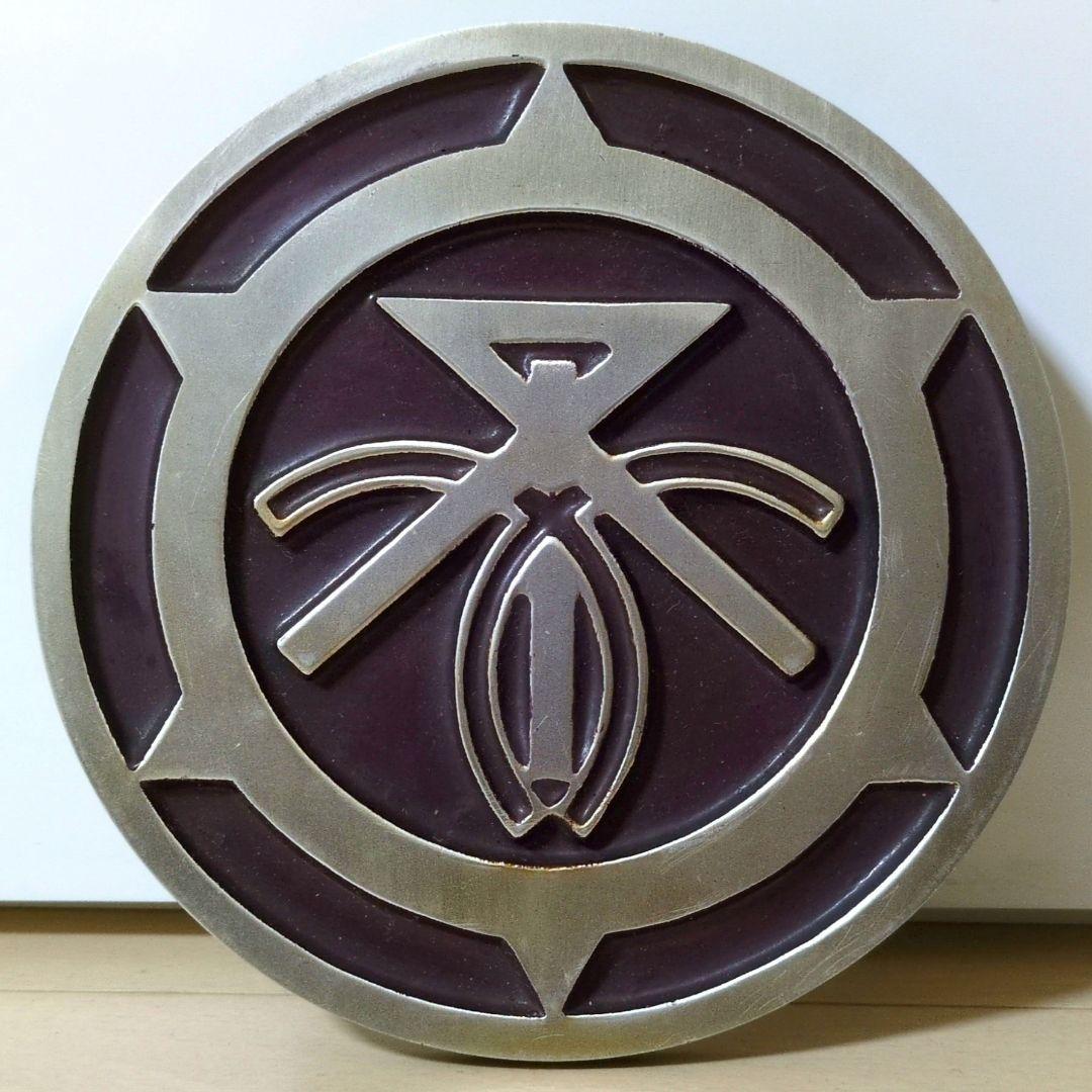 鉄道グッズ：鉄道プレート 阪急(阪急電鉄)旧社紋 金属プレート(当時物)