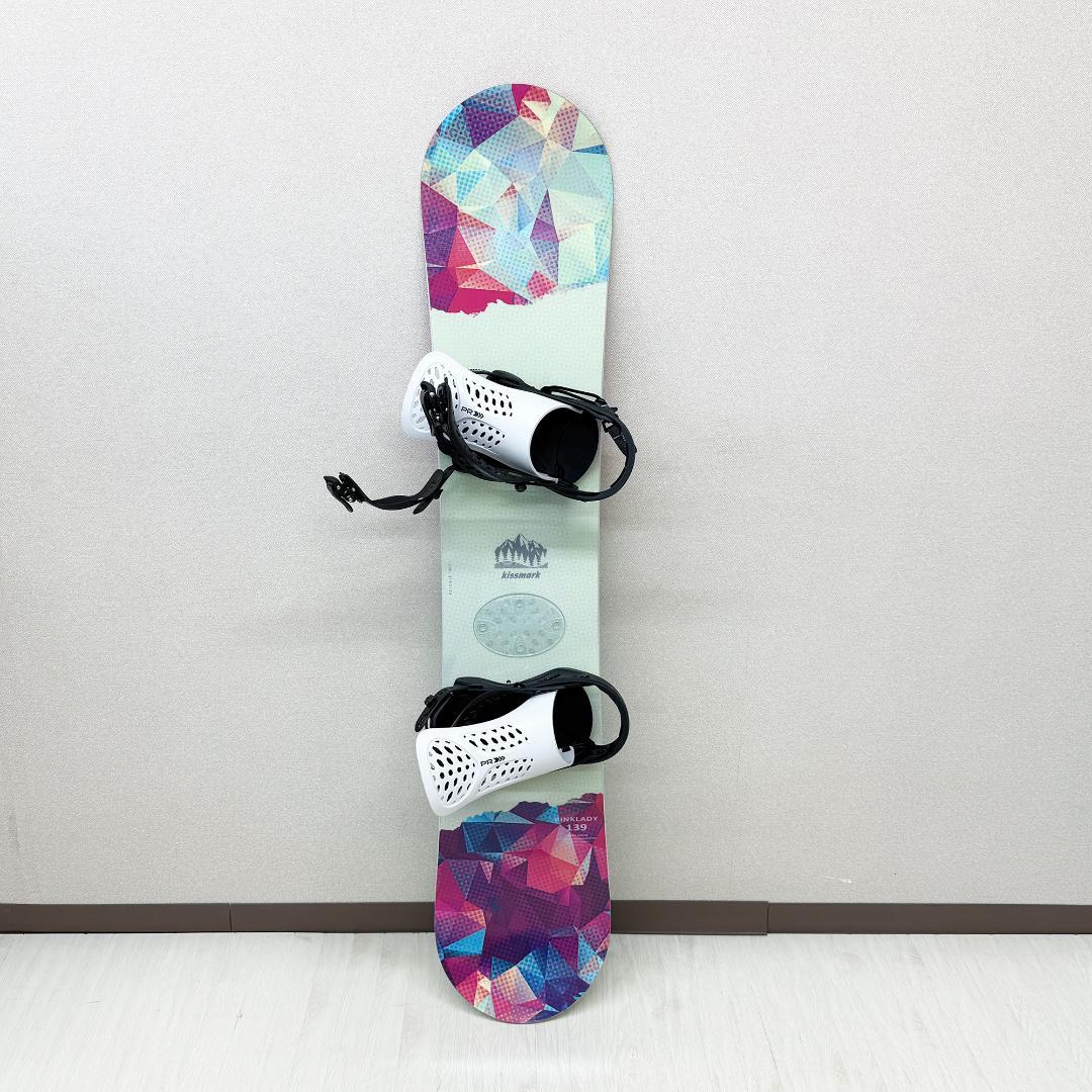 スノーボード PINKLADY 139cm ビンディング flux PR セット