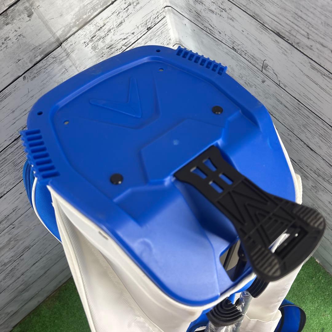 Callaway スタンド式キャディバッグ 青/白　ダブルショルダー