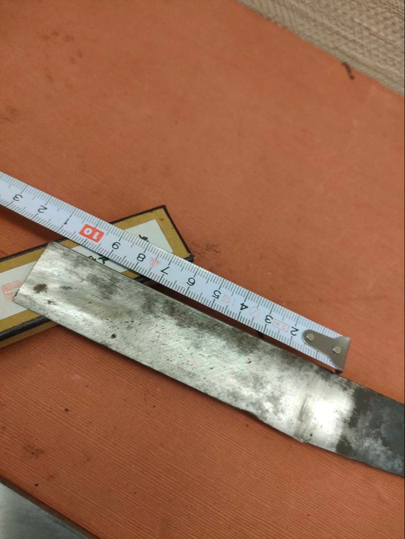 残欠刀 合法サイズに切断済 二品 アウトドア、工作用、研ぎの練習に