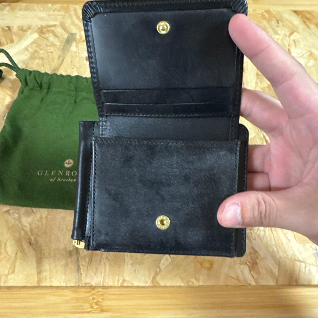 GLEN ブラック マネークリップ