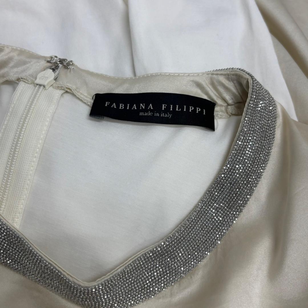 FABIANA FILIPPI ラインストーン 装飾 ブラウス N1026