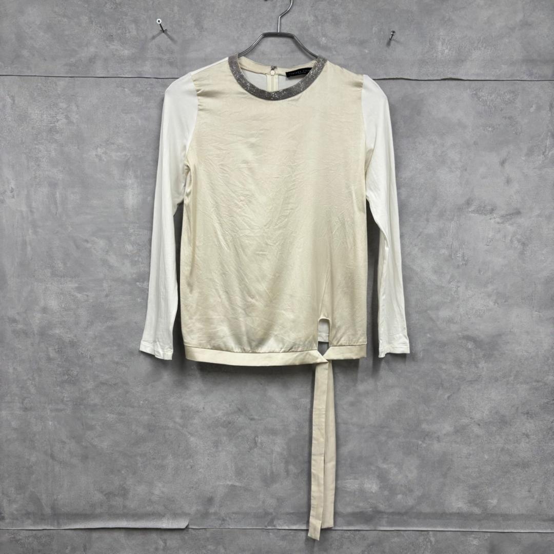 FABIANA FILIPPI ラインストーン 装飾 ブラウス N1026