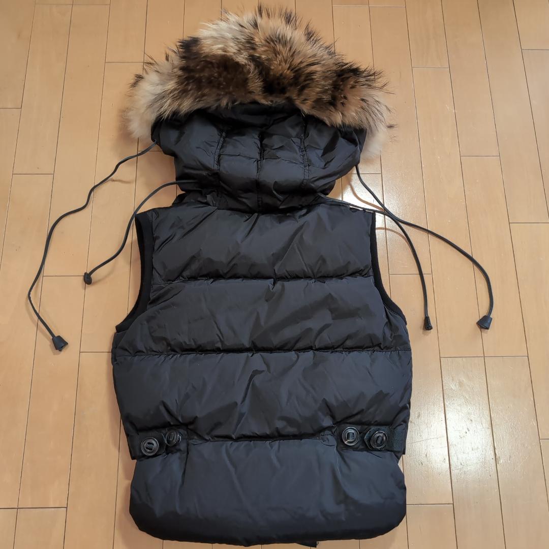 DSQUARED2 高級ファー&リアルダウン ベスト 42 希少 d22