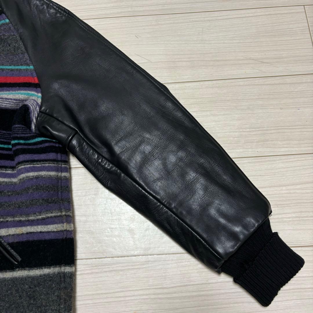 Indian Motorcycle■レザーアーム ファラオジャケットネイティブ柄