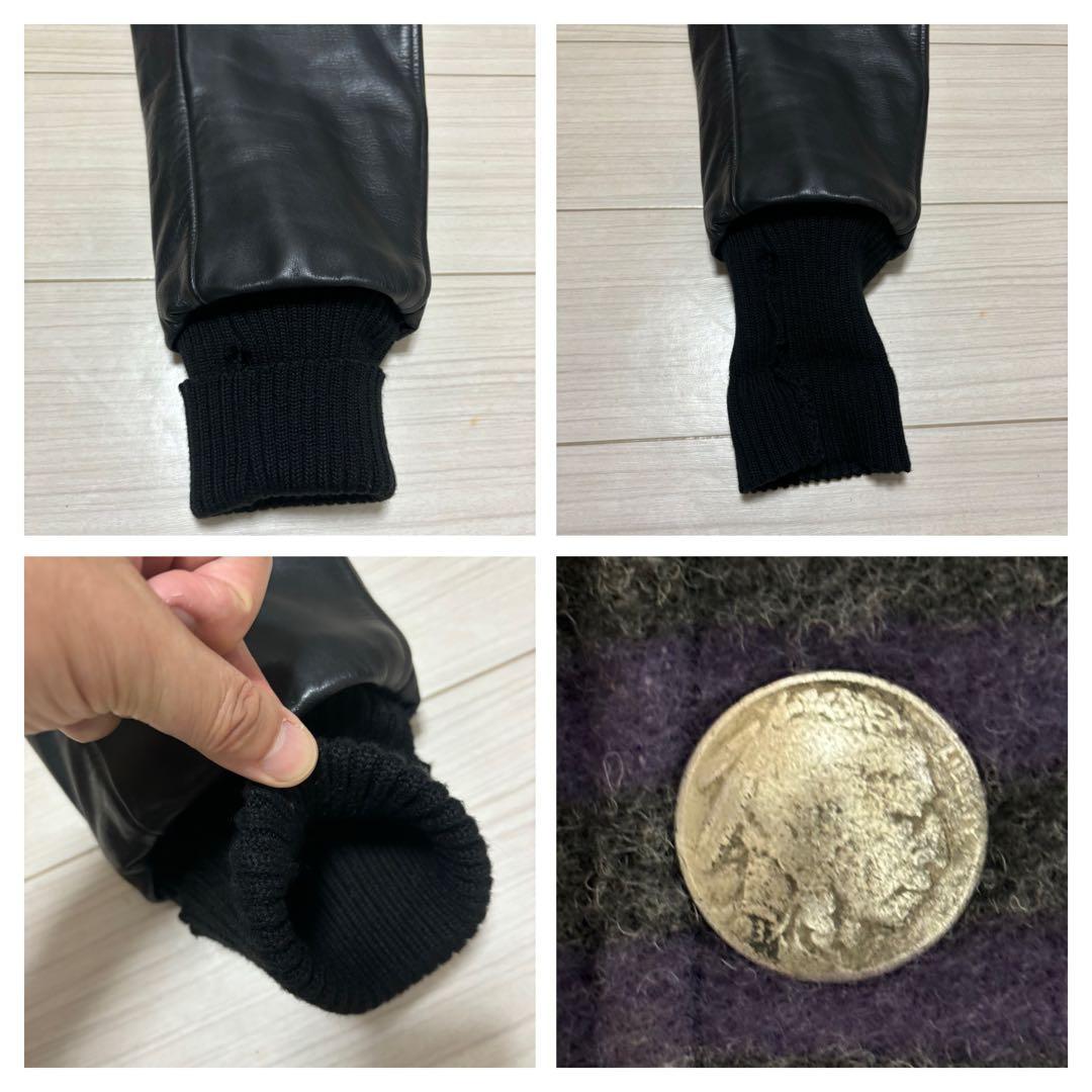 Indian Motorcycle■レザーアーム ファラオジャケットネイティブ柄