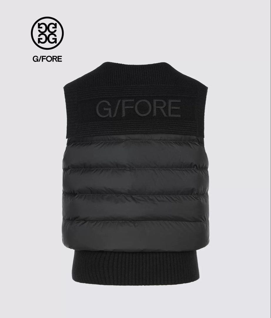 【黒M】G/FORE ジーフォア ゴルフ レディース ダウンベスト