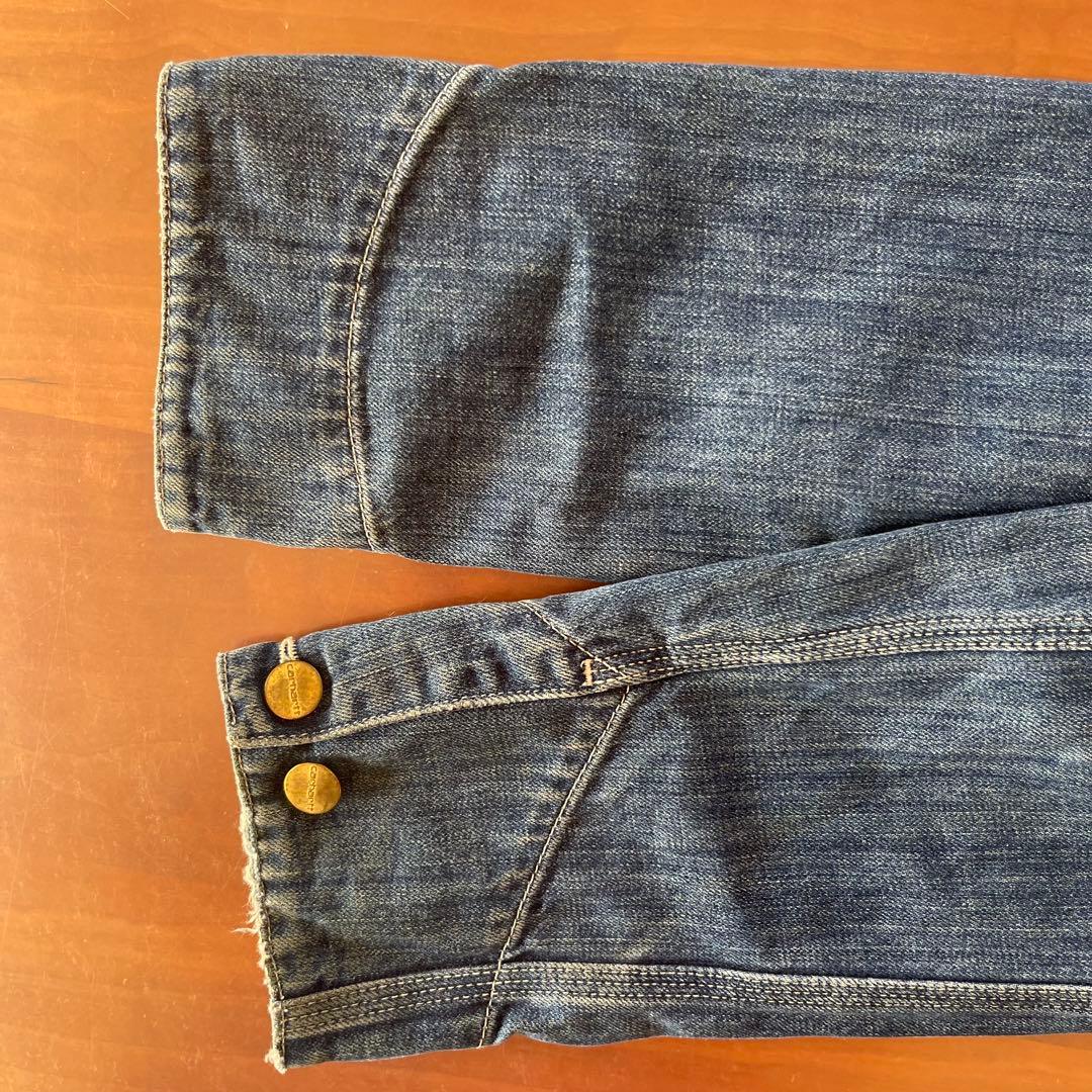 ★carhartt ミシガンコート　カバーオール デニム　L★ チョアコート