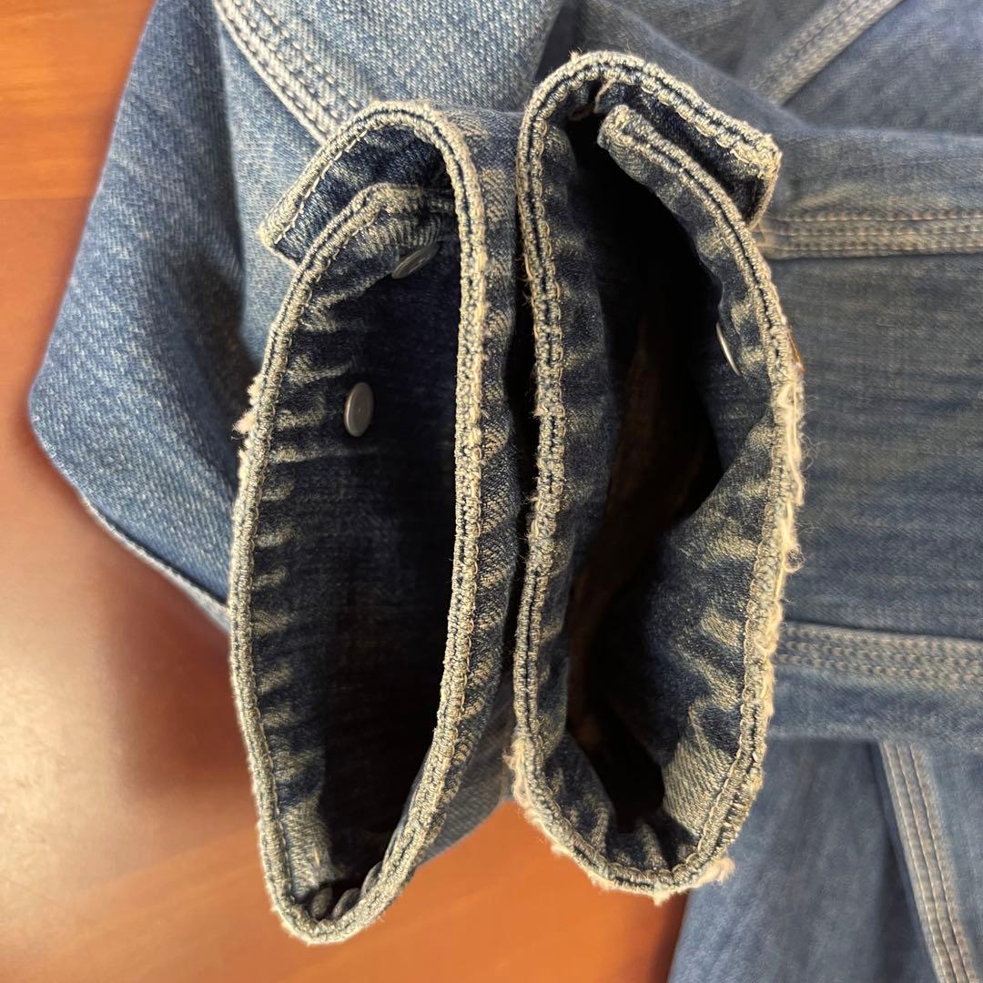 ★carhartt ミシガンコート　カバーオール デニム　L★ チョアコート
