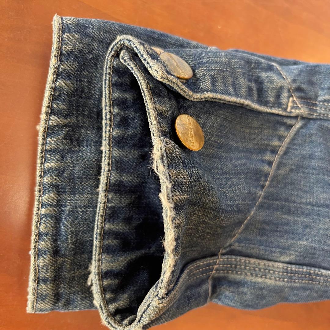 ★carhartt ミシガンコート　カバーオール デニム　L★ チョアコート