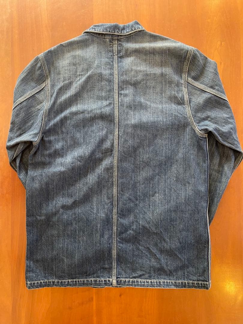 ★carhartt ミシガンコート　カバーオール デニム　L★ チョアコート