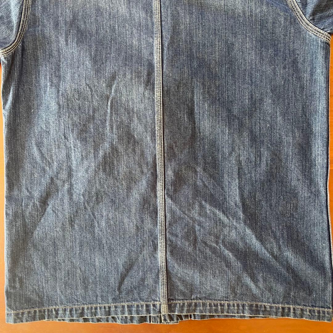 ★carhartt ミシガンコート　カバーオール デニム　L★ チョアコート