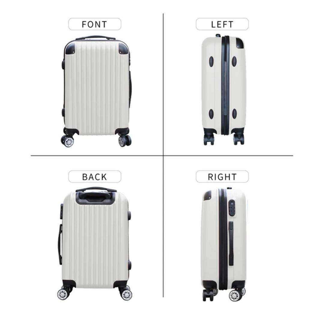 大容量　軽量　スーツケース 本体　激安　高品質　Lサイズ　XLサイズ　アイボリー