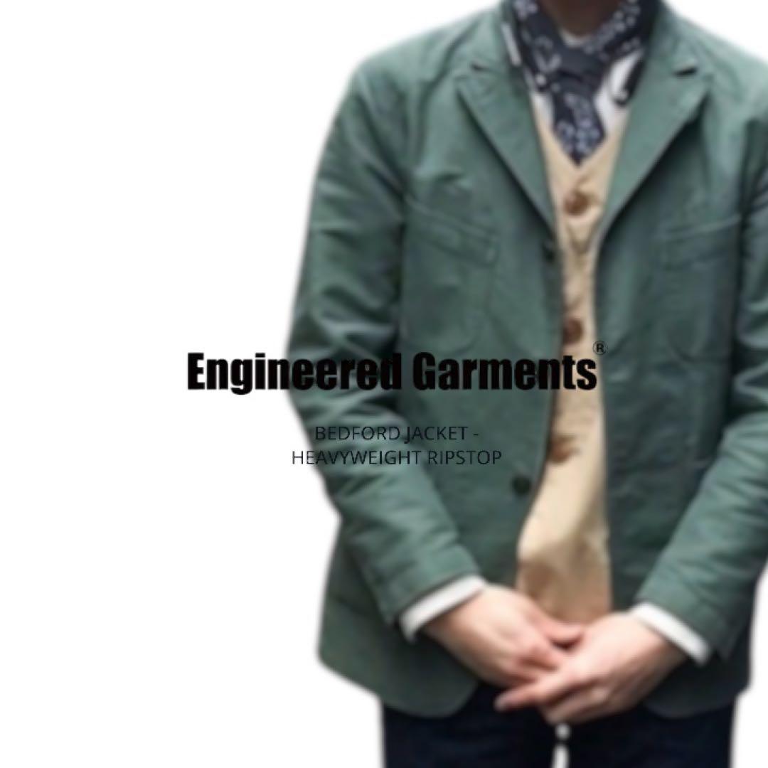 【美品】エンジニアードガーメンツ　ベッドフォードジャケット　S　オリーブ