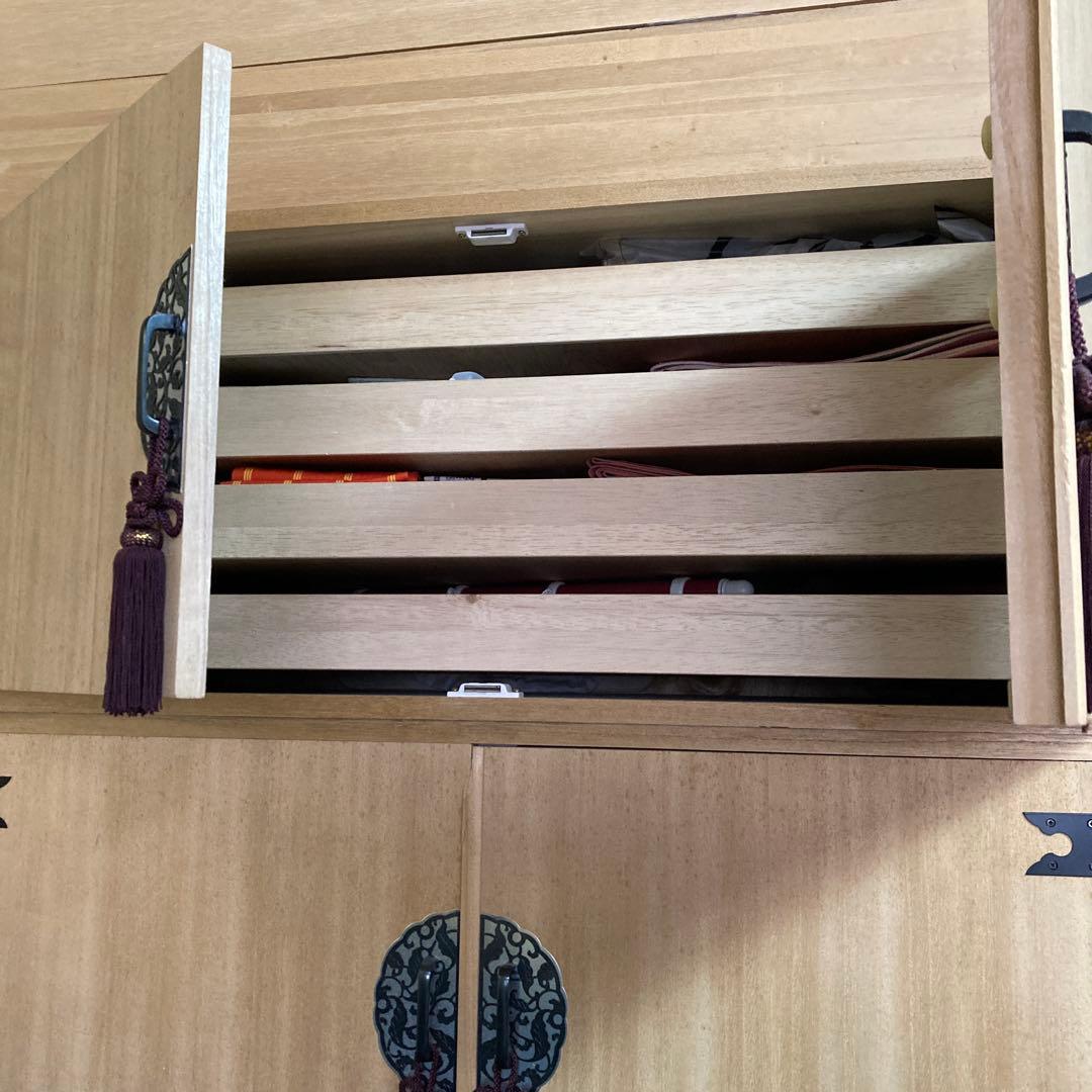 桐箪笥2段式 衣類収納ケース　一段のみ