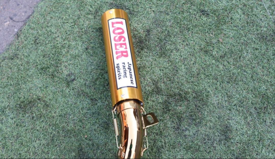 エイプ50 ルーザー管金メッキ