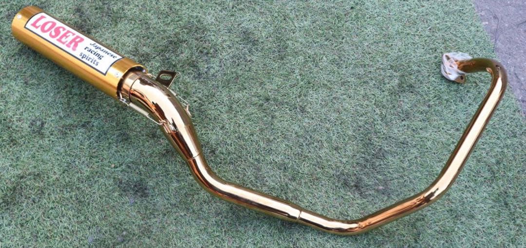 エイプ50 ルーザー管金メッキ