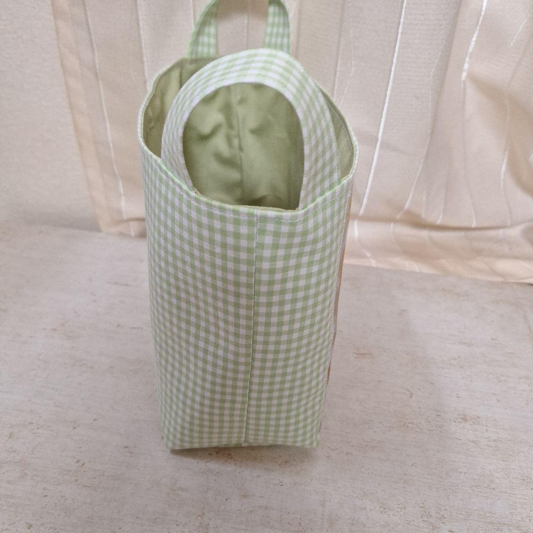 激レアねこパネル生地　ハンドメイド　布バスケット