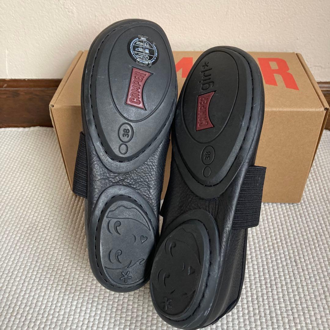 CAMPER Right Nina フラットシューズ　ブラック 38