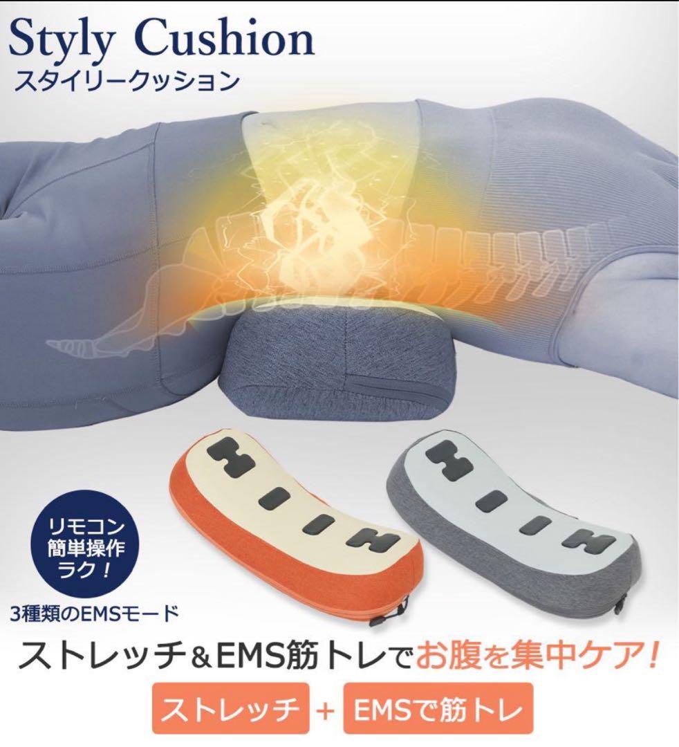 フィットネスクラブが作った スタイリークッション　EMS ダイエットクッション