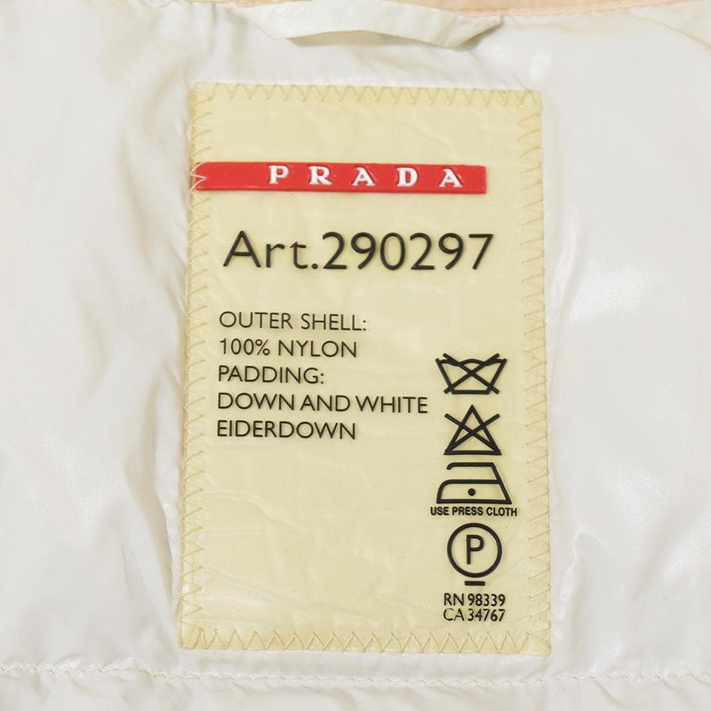 00s archive PRADA プラダスポーツ ベルト付 ダウンベスト 38