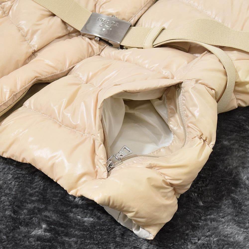 00s archive PRADA プラダスポーツ ベルト付 ダウンベスト 38