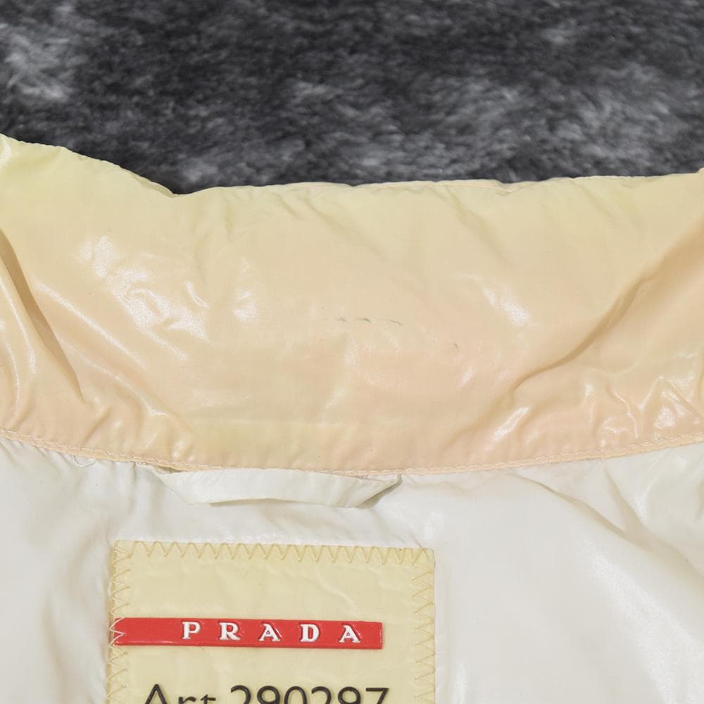 00s archive PRADA プラダスポーツ ベルト付 ダウンベスト 38