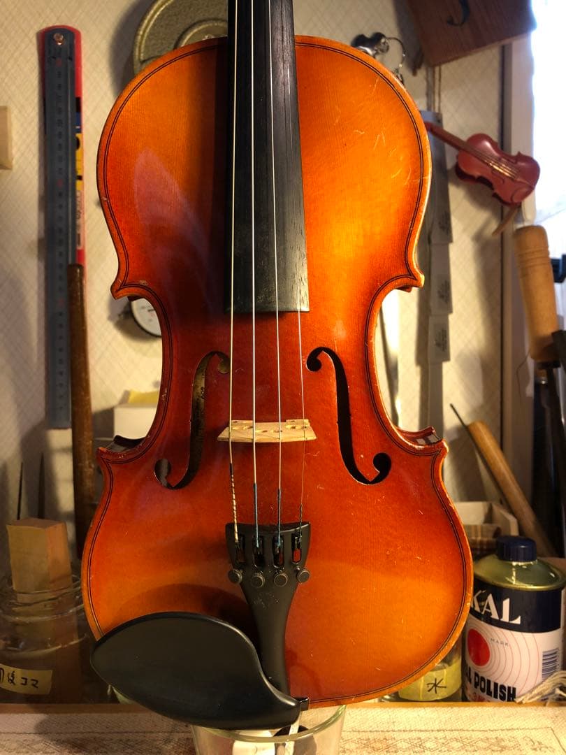 【駒&魂柱調整済】Suzuki分数バイオリンNo280 1/4 1994