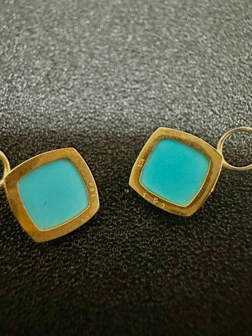 GSTV k18スリーピングビューティーターコイズチャーム3.00ct新品未使用