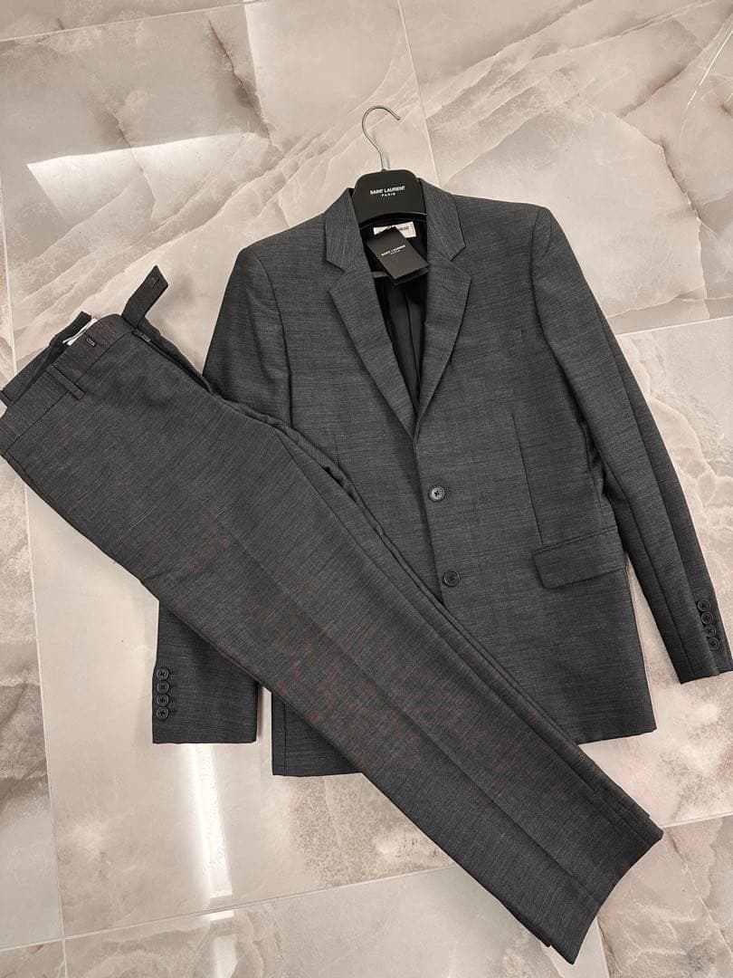 値下中【SAINT LAURENT/サンローラン】セットアップスーツ　46 美品