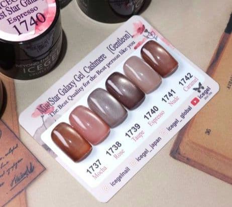 ICE GEL ミストスターギャラクシージェル　カシミヤ６色セット