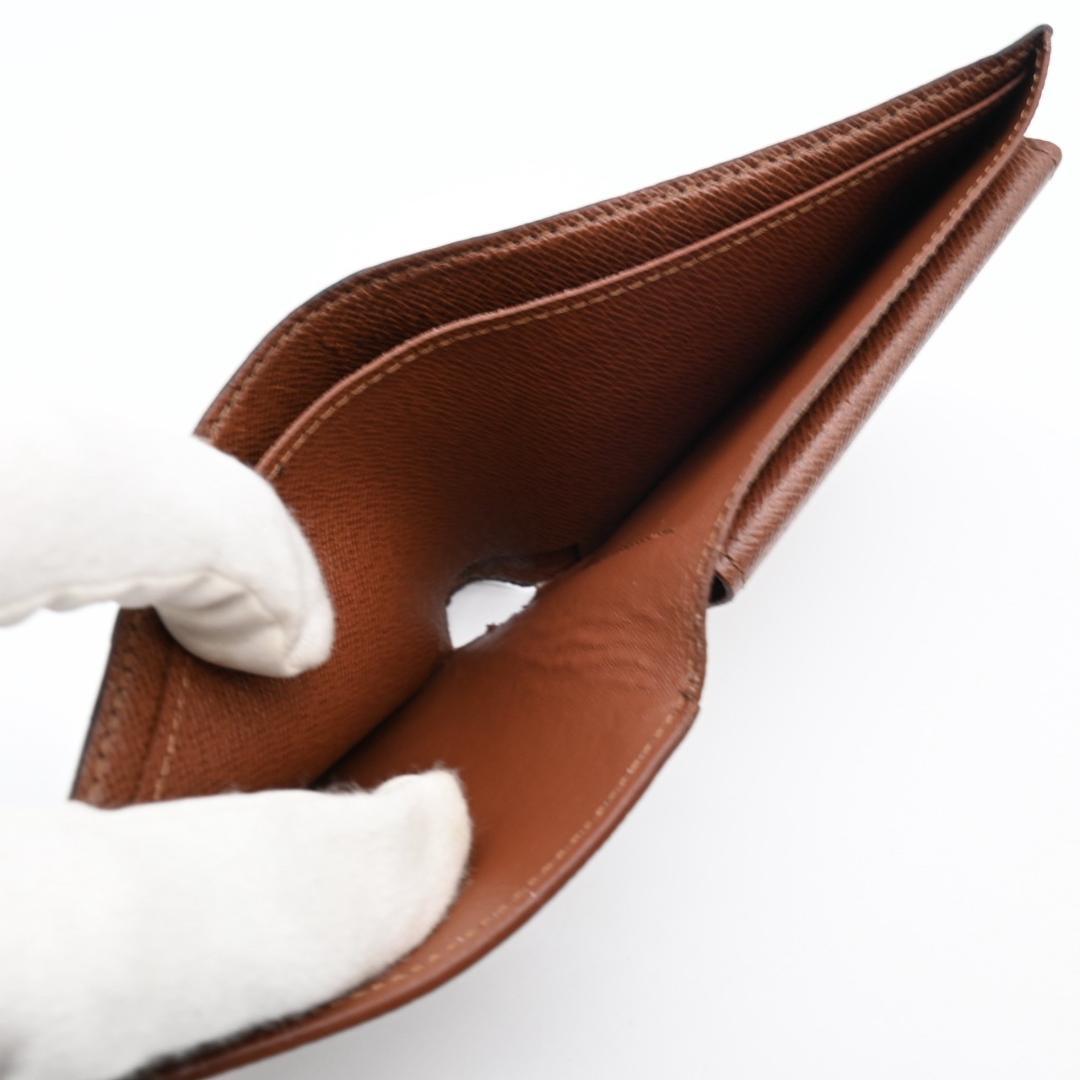 ルイヴィトン 折財布 モノグラム ポルトフォイユ マルコ NM 茶 1958