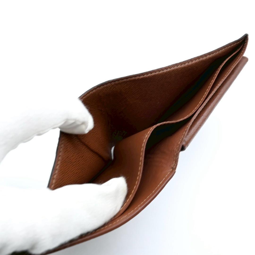 ルイヴィトン 折財布 モノグラム ポルトフォイユ マルコ NM 茶 1958