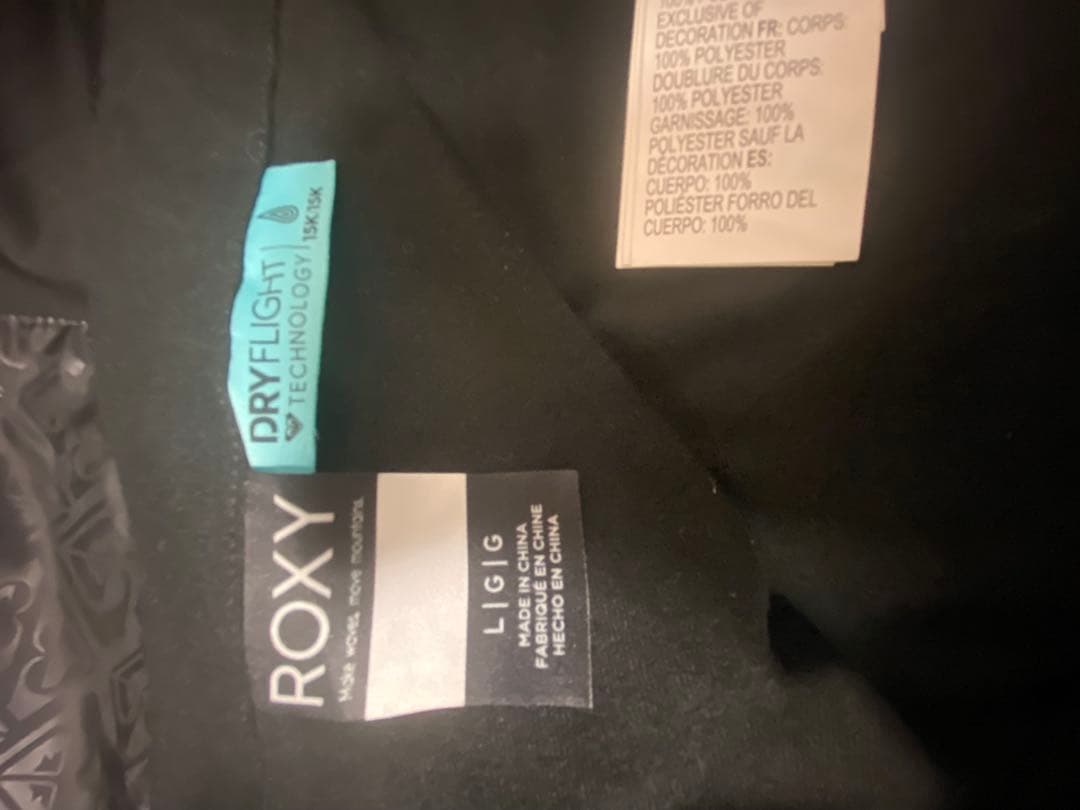 ROXY スノーボードウェア 海外Lサイズ 上下セット