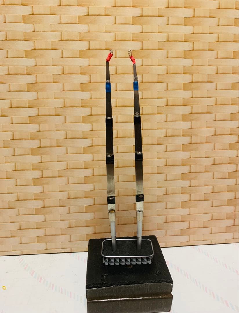 ワカサギステンレス穂先　右手用 左手用2セット　全長約225ミリ