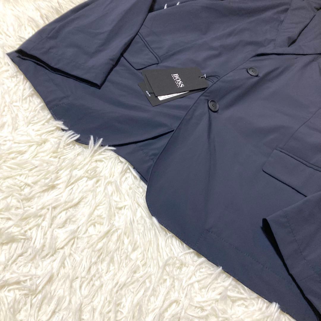 【美品】ヒューゴボス　パッカブルジャケット　トラベルライン　人気　畳める　52