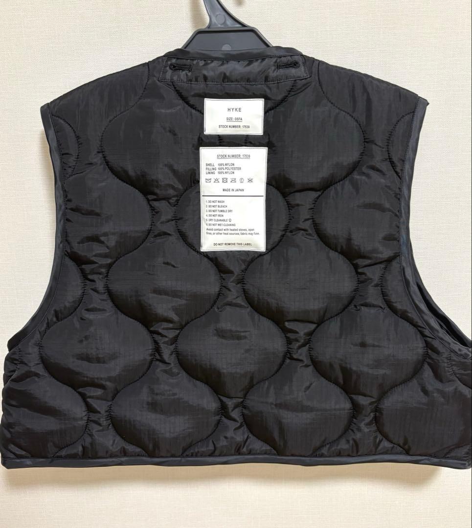 HYKE キルティングベスト　新品　タグ付