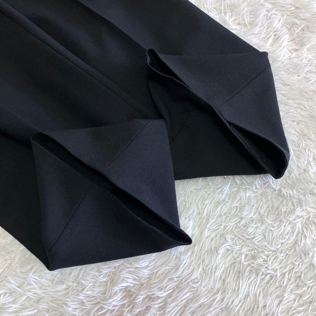 未使用級 デサント ウォッシャブル スーツ 3ピース 高機能繊維 ブラック XL