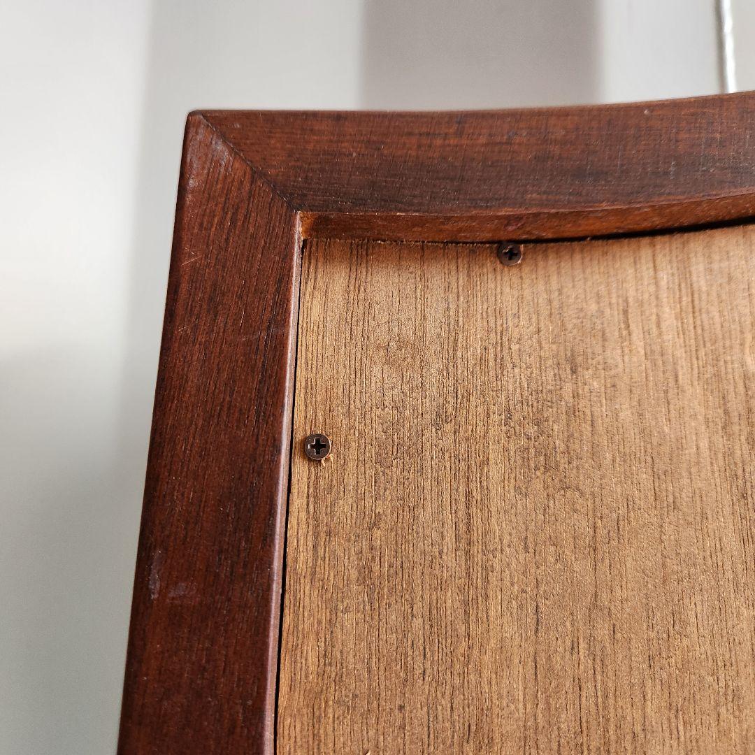 美品 ヴィンテージ　マホガニー材　ウォールミラー 壁掛け鏡 天然木 鏡