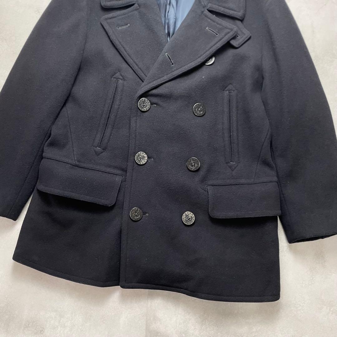 美品✨ポロラルフローレン ダブルピーコート 濃紺 ウール イカリ釦 Lサイズ