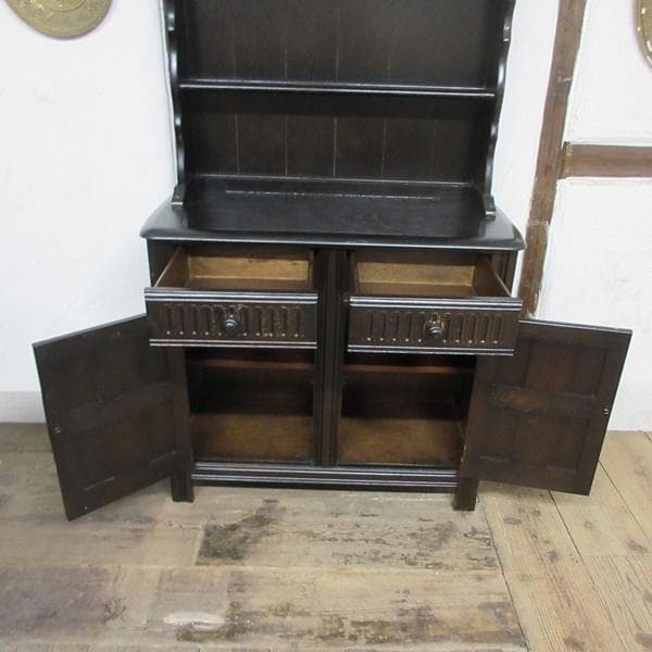 イギリス ヴィンテージ 家具 ドレッサー カップボード キャビネット 6736d