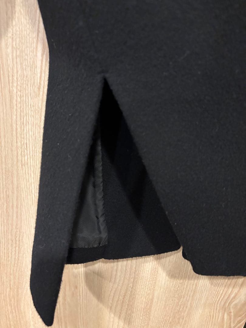 アパルトモン　黒チェスターコート　OVERSIZE CHESTER COAT