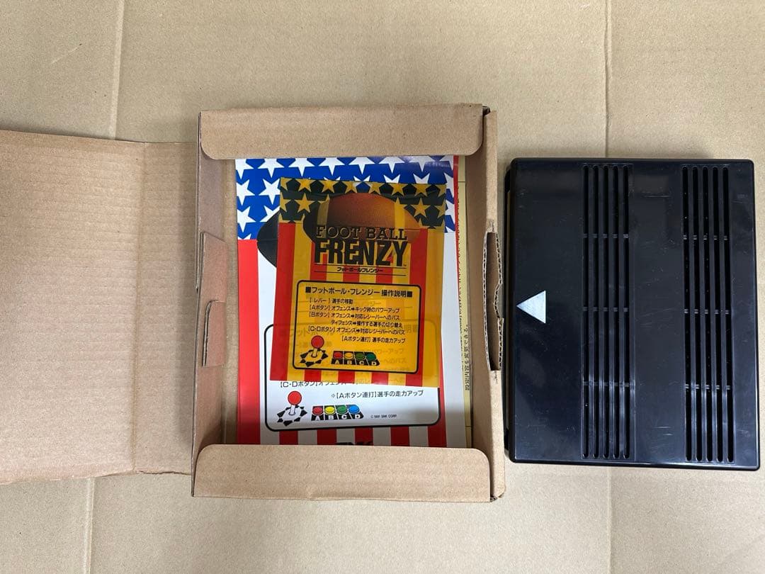 SNKMVSフットボールフレンジーカセットです。