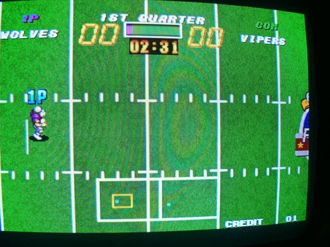 SNKMVSフットボールフレンジーカセットです。