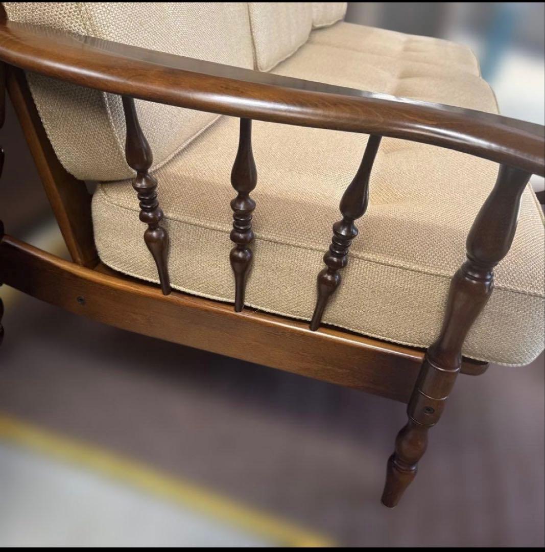 KARIMOKU60 カリモク　チェア　コロニアル　2名掛けソファ