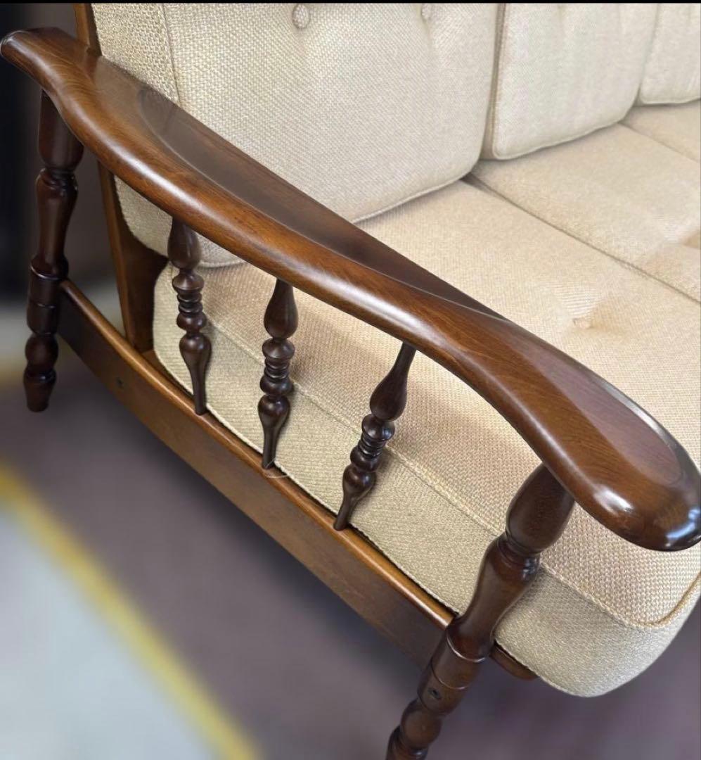 KARIMOKU60 カリモク　チェア　コロニアル　2名掛けソファ