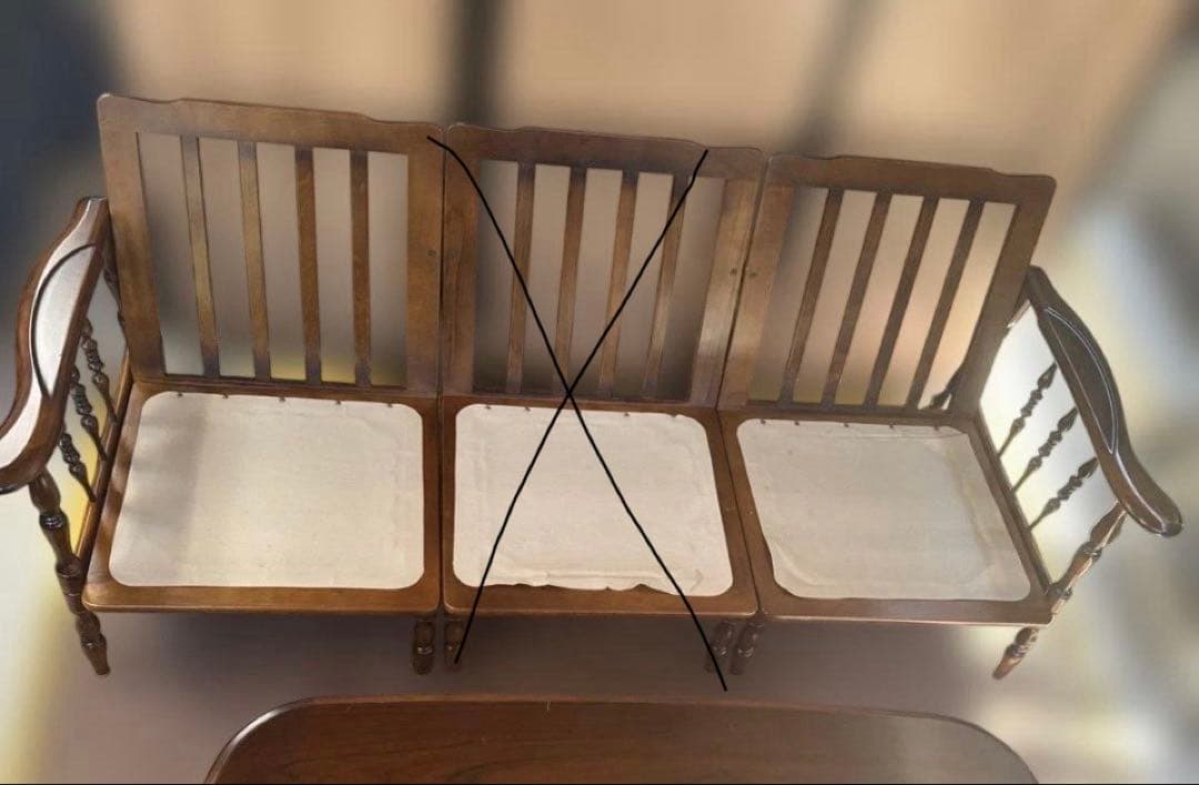 KARIMOKU60 カリモク　チェア　コロニアル　2名掛けソファ