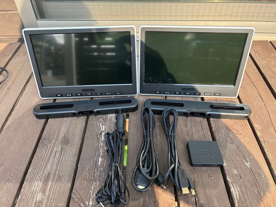 10.1インチモニター2台セット