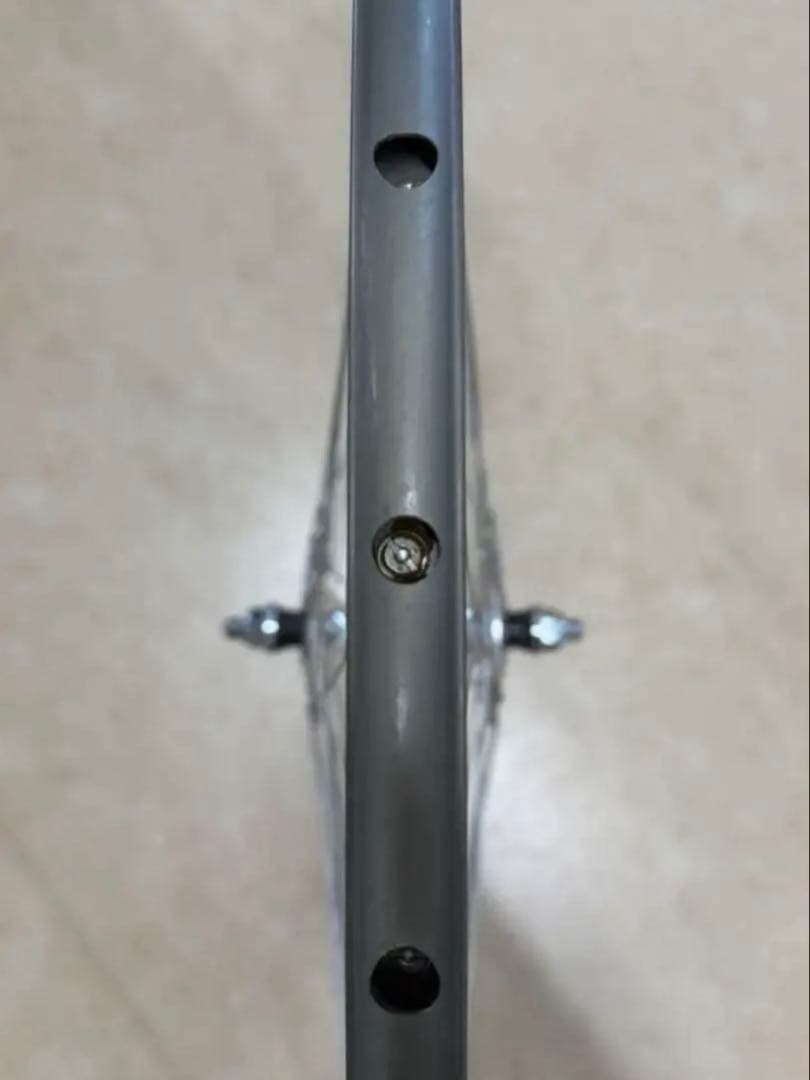 競輪 完組ホイール前輪 アラヤADX-5リム・シマノDURA-ACEハブ