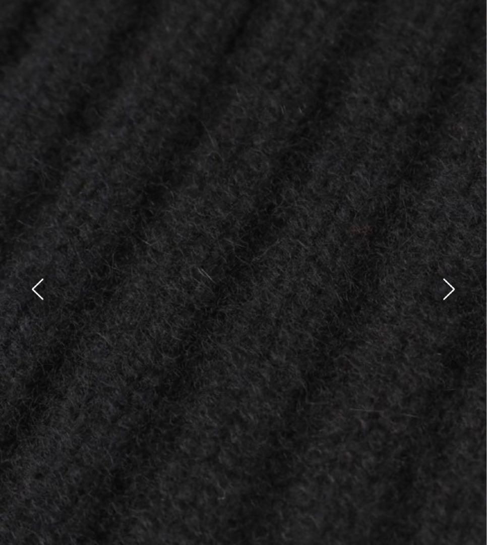 【クリーニング済】カシミヤ100% ドゥーズィエムクラス アームウォーマー　黒